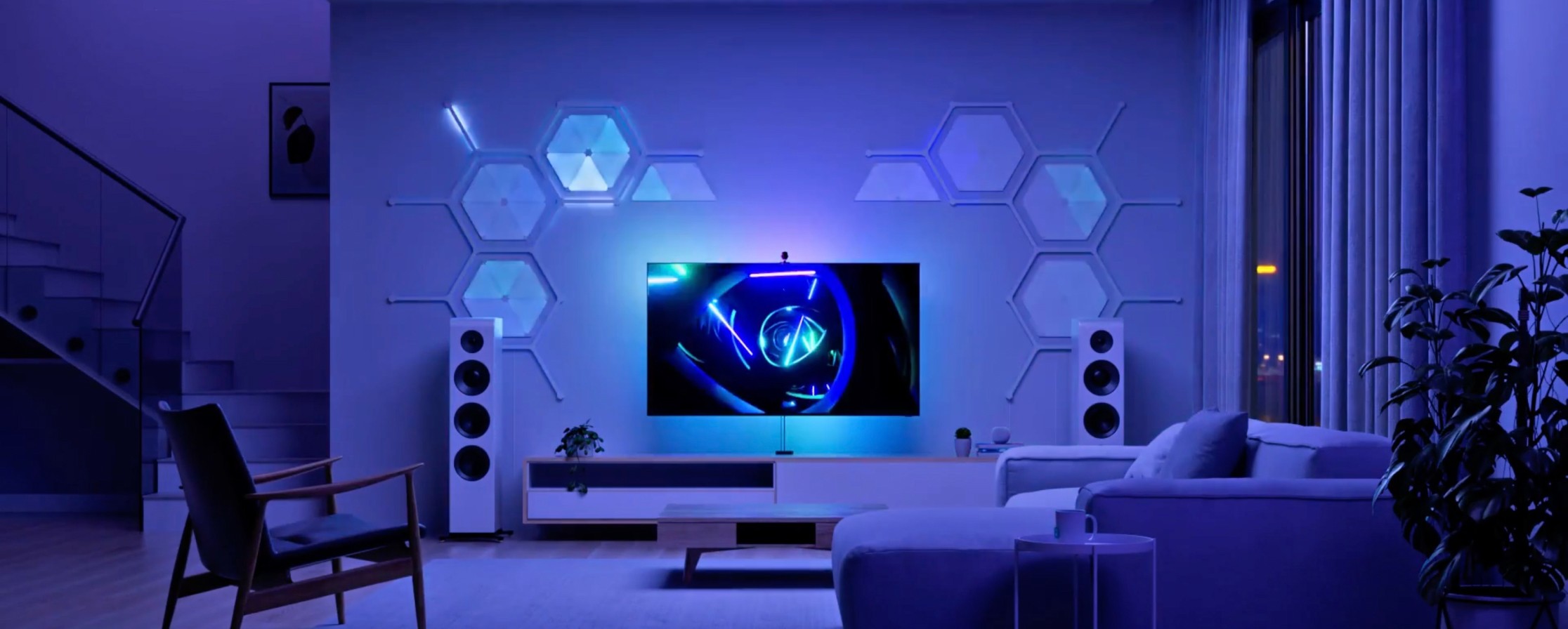 Nanoleaf 4D | Screen Mirror Camera and Smart Addressable Gradient  Lightstrip Kit for TVs and Monitors (Thailand)