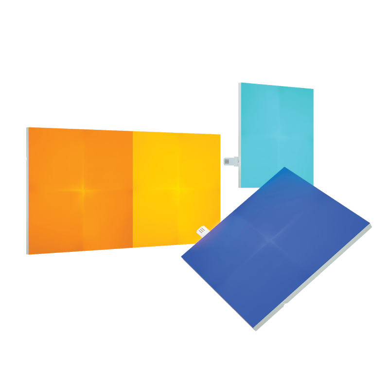 Nanoleaf Canvas 變色正方形智能模組化燈板 。 4 塊智能燈板擴充裝。 與飛利浦 Hue、Lifx 類似。 HomeKit、Google Assistant、Amazon Alexa、IFTTT。 
