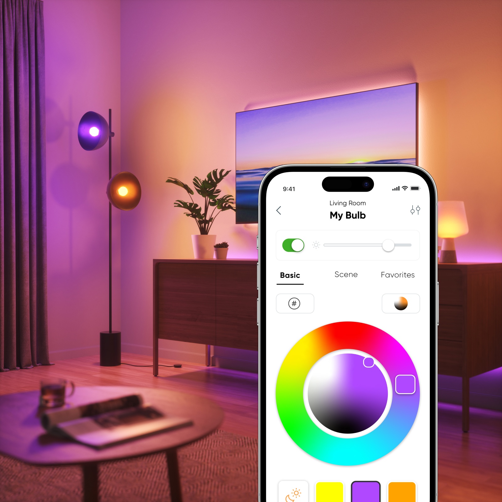 Nanoleaf Essentials Thread enabled หลอดไฟอัจฉริยะแบบเปลี่ยนสีได้ ชุดแบบ 3 ชิ้น คล้ายคลึงกับ Wyze HomeKit, Google Assistant, Amazon Alexa, IFTTT